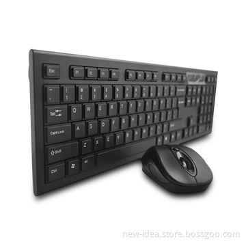 Wireless Keyboard/Mouse Combo, 2410 to 2/470MHz Working Rate Range and 1.8 to 3.4V Working Voltage